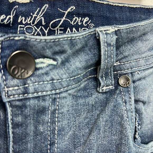 Foxy Jeans Chloe Denim Shorts 32 - Picture 6 of 8